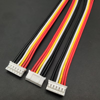 Connecteur double femelle JST ZH1.5 ZH 1.5MM 2P/3P/4P/5P/6 broches avec câble plat