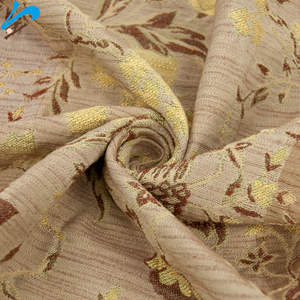 Tùy Chỉnh Thổ Cẩm Vải Jacquard Chenille Dệt Polyester Jacquard Vải Với Màu Đỏ Mô Hình Thời Trang - Product Image 4