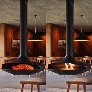 CRUCERO Nuevas chimeneas decorativas interiores 900mm Horno atomizador Núcleo Chimeneas de calefacción de techo para dormitorios - Product Image 2
