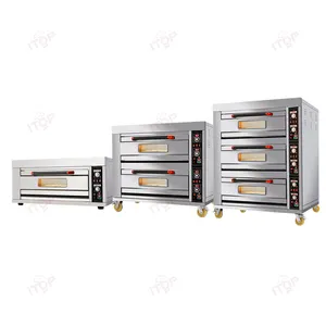 Commercial Kitchen Equipment High Capacity Hotel Restaurant Bakery Bread Baking Pizza Oven Prices