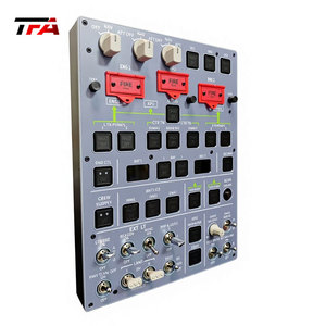 Panel Superior Delantero con Retroiluminación para Airbus A320, Módulo de Control de Cabina de Simulador de Vuelo con Iluminación IRS para MSFS2020 Xplane Fenix - Product Image 5