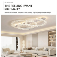 Plafonniers LED modernes minimalistes exquis, commande par interrupteur, construction en fer, montage en surface AC, blanc chaud 3500K, DIY