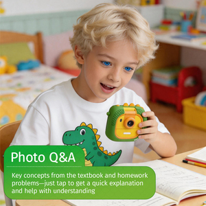 Mini Câmera de Impressão <span class=keywords><strong>Instant</strong></span>ânea para Crianças com Sensor CMOS e Filtro, Impressão em Papel de Vídeo 1080P e Tela para Fotos, Brinquedo para Toddlers - Product Image 1