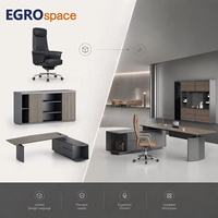 EGROspace Soluzione di Arredamento per Ufficio Direzionale Premium, Design Modulare per Spazi di Lavoro