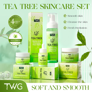 Set de Cuidado Facial TWG RTS Anti Acné con Árbol de Té, Suero Facial Blanqueador, Crema Hidratante, Limpiador Facial de Limpieza Profunda, Set de Cuidado de la Piel con Árbol de Té - Product Image 2