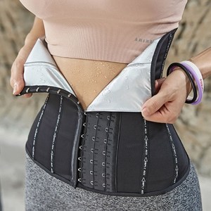 <span class=keywords><strong>Ceinture</strong></span> de sueur <span class=keywords><strong>pour</strong></span> femmes Sauna Sueur <span class=keywords><strong>pour</strong></span> perdre du poids Gaine amincissante Femme Ventre plat Postpartum Waist Trainer Tummy Control Body Shapers - Product Image 3