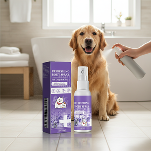 Spray désodorisant pour animaux de compagnie Qiheng - Soin professionnel pour chiens et chats - Vaporisateur réutilisable et durable - Product Image 1