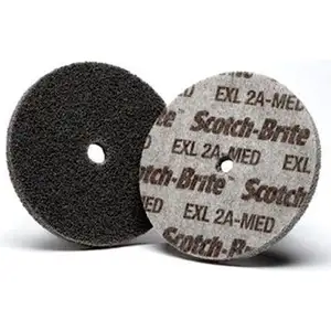 3M Scotch Brite EXL ruota Unitized 3S fine Extra grossolana Grade Silicon Caribe grey Unitized Wheel