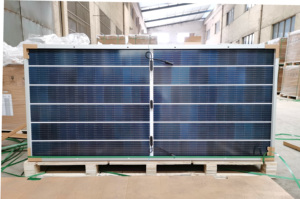 Trina-Paneles solares de vidrio doble bifacial para uso doméstico, paneles solares monocristalinos de 390W, 410W, 144 W, 390W, 400W, 410W, W - Product Image 4