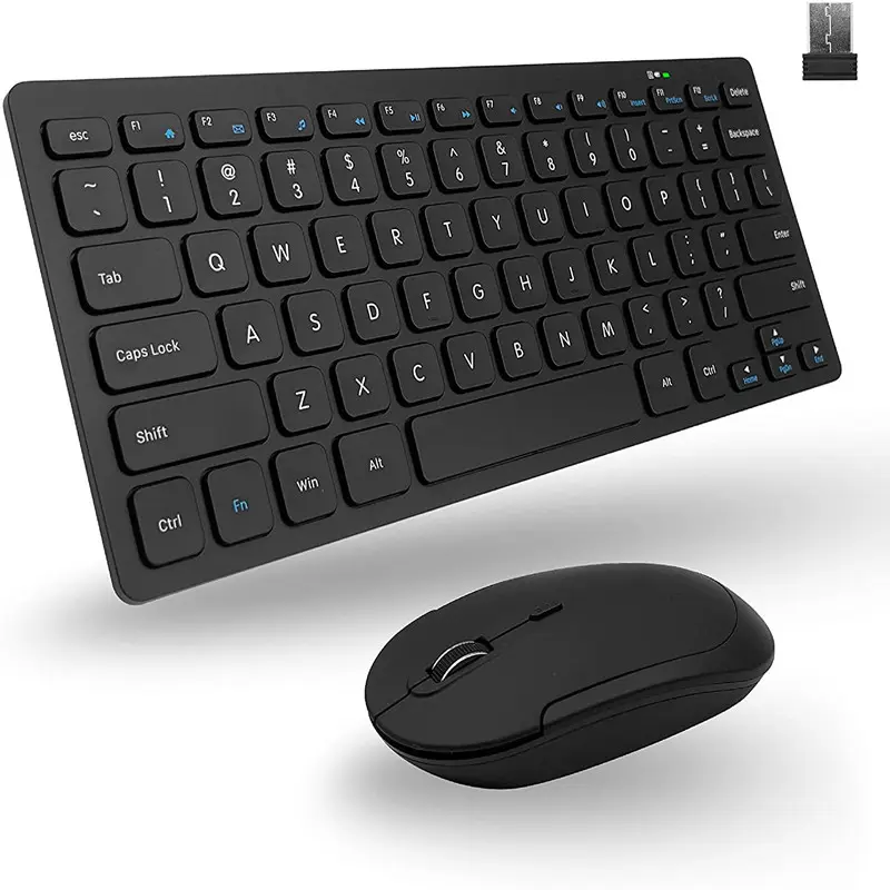 2021 Custom Keyboard and mouse set 2.4G keyboard Office Gift Wireless keyboard and mouse combo For Desktop gift set