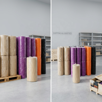Rouleau de feutre rigide non tissé en polyester coloré, aiguilleté, pour l'automobile – Fournisseur d'usine de textiles en feutre aiguilleté