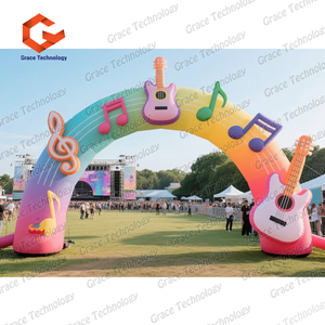 Arche gonflable d'entrée de scène, arche gonflable extérieure personnalisée pour festival de musique - Product Image 6