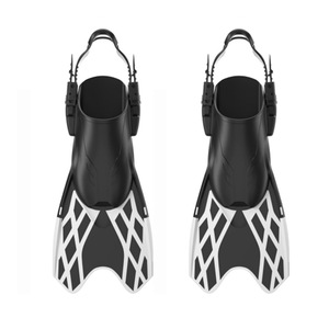 Junhainese Swimming Fins Black Yellow Silicone Anti Slip Diving Equipment For Adults And Children - Product Image 5