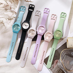 Factory Sport Watch Female Candy Color Fashion Casual Silicone Quartz Business Glass Watch Wholesale Mechanical Watches - Product Image 6