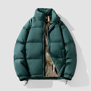 Veste Homme Hiver 2025 Élégante Décontractée Noire et Or Nouvelle Tendance Coupe-Vent Chaude en Toile Graphène Chauffante avec Fermeture Éclair - Product Image 5