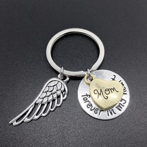 Gioielli commemorativi perdita di memoria della mamma papà padre madre portachiavi per sempre nel mio cuore ricordo portachiavi regalo - Product Image 2