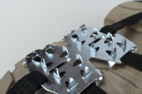 TPE 24 dents griffe de glace à ongles 1.0 1.2mm d'épaisseur pointes antidérapantes meilleurs crampons de glace pour le camping et la randonnée