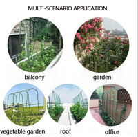 Supports de plantes en fibre de verre HDPE imperméables, anti-rouille, de différentes tailles, personnalisables, pour tunnel de jardin, MQ 1 an de plantation