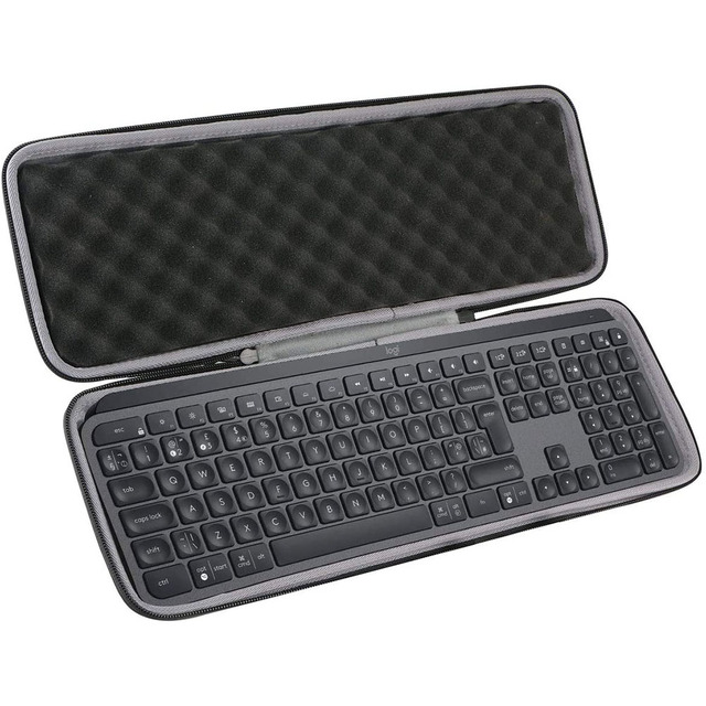 Hard Travel Case Replacement for Mouse MX Keys Advanced Wireless Illuminated Keyboard (Only Case)