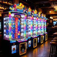 Machine d'arcade hybride avec paiement Nayax sans espèces en option, double rédemption deux-en-un et distribution instantanée de tickets de prix en peluche