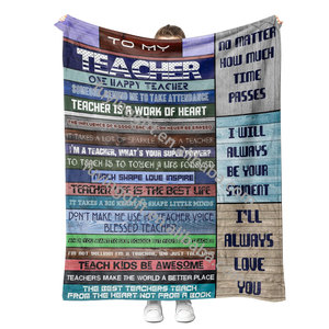 Manta de Regalo para <span class=keywords><strong>el</strong></span> Día <span class=keywords><strong>del</strong></span> Maestro, Graduación, Jubilación, 50x60 pulgadas, 130*150 cm - Product Image 6