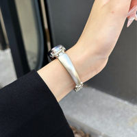 Tali Gelang Rantai Logam untuk Xiaomi Smart Band 10 9 8 NFC Slim Tapered Dressy Fashion Wristband Grosir