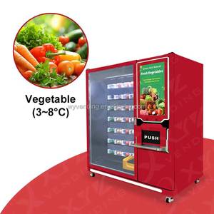 Máquina Expendedora Combinada de Doble Banda Transportadora para Alimentos Frescos, con Pantalla Táctil, para Hospitales, Escuelas y Aeropuertos - Product Image 1