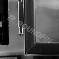 Refrigerador para Cadáveres ROUNDFIN RD-3 con Capacidad para 3 Cuerpos, Acero Inoxidable 304, para Laboratorio Forense y Universidad Médica
