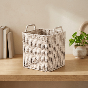 Panier de rangement en jonc de mer naturel Panier décoratif pour la maison Panier Laundari jiahao Boîte de rangement pliante jiahao du Vietnam - Product Image 1