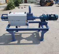 Machine de déshydrateur de fumier de vache de ferme porcs équipement de séchage de fumier de cheval séparateur de liquide solide de fumier de poulet de porc