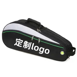 New Racquet Custom Tennis Bag Tennis Racquet tennis duffle bag with Padded Shoulder Straps & Shoe Compartment