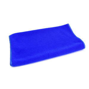 Toalla de microfibra para lavado de autos 30x70 cm, engrosada, color azul coral, para limpieza de automóviles - Product Image 2