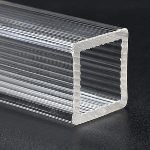 Akrilik dikdörtgen pmma boru kare pleksiglas tüp - Product Image 1