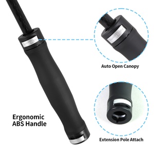 Sombrilla de Playa Automática Retráctil de Doble Capa Resistente al Viento con Anclaje para Arena - Sombrilla Impermeable para Golf y Actividades al Aire Libre - Product Image 2