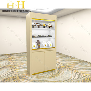 Vetrina di gioielli di marca personalizzata vetrina per gioielli in vetro facile da pulire vetrina vetrina per gioielli in legno per la vendita - Product Image 6