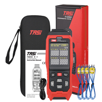 Termómetro TASI TA612C K/J con Carga de Datos, Termómetro de Cuatro Canales, Termopar