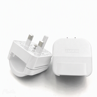 Adaptateur de prise UK vers prise européenne EU Schuko 2 broches 3 broches, convertisseur de prise 13A avec fusible intégré, connecteur de type G pour ordinateur portable, téléphone portable, voyage
