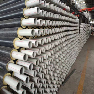 Tuyau d'isolation enterré directement de qualité professionnelle <span class=keywords><strong>PE</strong></span>-RT II, tubes d'isolation en plastique personnalisables pour l'alimentation en eau froide et chaude - Product Image 5