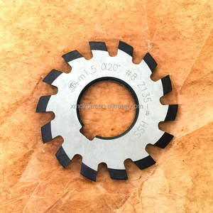 HSS M1.5 PA20 degrés alésage <span class=keywords><strong>22MM</strong></span> #1-8 outils de coupe d'engrenage involute Fraise Module fraises à engrenages - Product Image 6