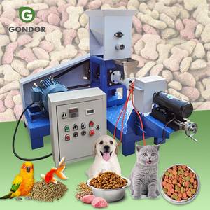 Extrudeuse de granulés d'aliments humides pour animaux de compagnie (chiens, lapins, poissons, crevettes) 500 kg/h – Ligne de production complète pour la fabrication d'aliments - Product Image 1