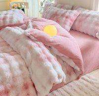 Plaid en fausse fourrure de lapin, doux, moelleux et duveteux pour animaux de compagnie, chiens, chats, lit et canapé, maison, chaud, confortable, à rayures florales, utilisable en toutes saisons