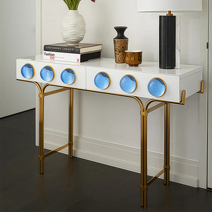 Muebles modernos <span class=keywords><strong>de</strong></span> alta <span class=keywords><strong>calidad</strong></span> para sala <span class=keywords><strong>de</strong></span> estar, entrada <span class=keywords><strong>de</strong></span> patas <span class=keywords><strong>de</strong></span> Metal, decoración acrílica, mesa <span class=keywords><strong>de</strong></span> <span class=keywords><strong>consola</strong></span> <span class=keywords><strong>de</strong></span> madera para Hotel - Product Image 4
