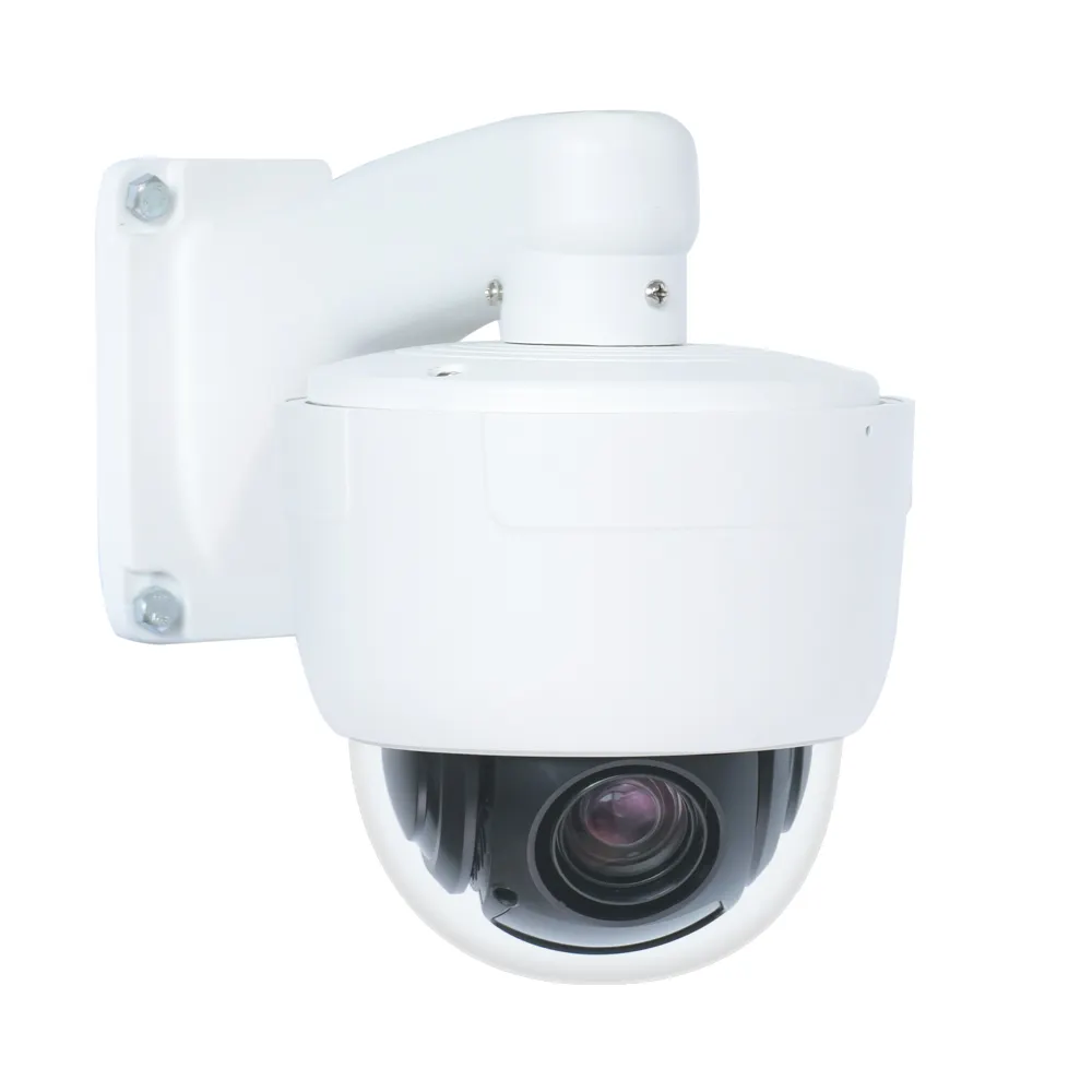 Caméra de surveillance dôme PTZ H265 Mini PTZ IP POE IR, dispositif de sécurité multi-vue pour église industrielle, étanche, Zoom, 50M