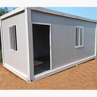 Maison conteneur pliable économique 20ft 40ft, préfabriquée modulaire, mini-maison, villa mobile portable, panneau sandwich