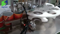 Machine automatique à grande vitesse pour la mise en conserve de bouteilles et de canettes, pour les boissons aux fruits de noix de coco, les boissons en plastique, équipement