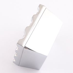 Cenicero de cigarros a prueba de viento de metal de 9 agujeros de plata de gran oferta con LOGOTIPO personalizado - Product Image 6