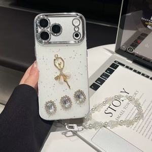 <span class=keywords><strong>Funda</strong></span> de Teléfono de Lujo Personalizada con Diseño de Pulsera de Perlas Multicolor, TPU+PC, para iPhone 17/16/15/14/13 <span class=keywords><strong>Pro</strong></span> <span class=keywords><strong>Max</strong></span> - Product Image 1