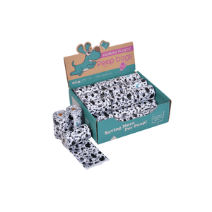 Bir rulo mısır nişastası köpek kaka poşetleri kravat kolları ile biyobozunur eko Doggy atık torbası - Product Image 1