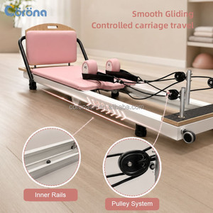 Reformer de <span class=keywords><strong>Pilates</strong></span> pliable moderne et peu encombrant pour usage commercial et domestique - Product Image 2