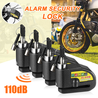 Alarme de disque de roue de moto, verrouillage de frein à disque, antivol étanche, verrouillage d'alarme de Scooter, 110db, verrouillage de vélo fort, alarme